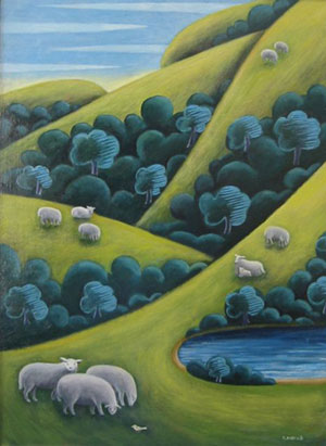 J Marek 'Highland Pastures'